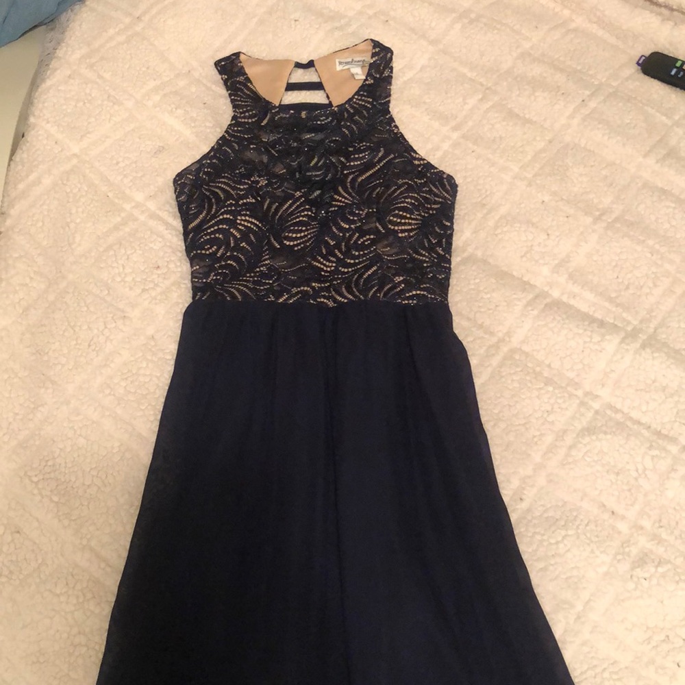 Navy Homecoming Dress